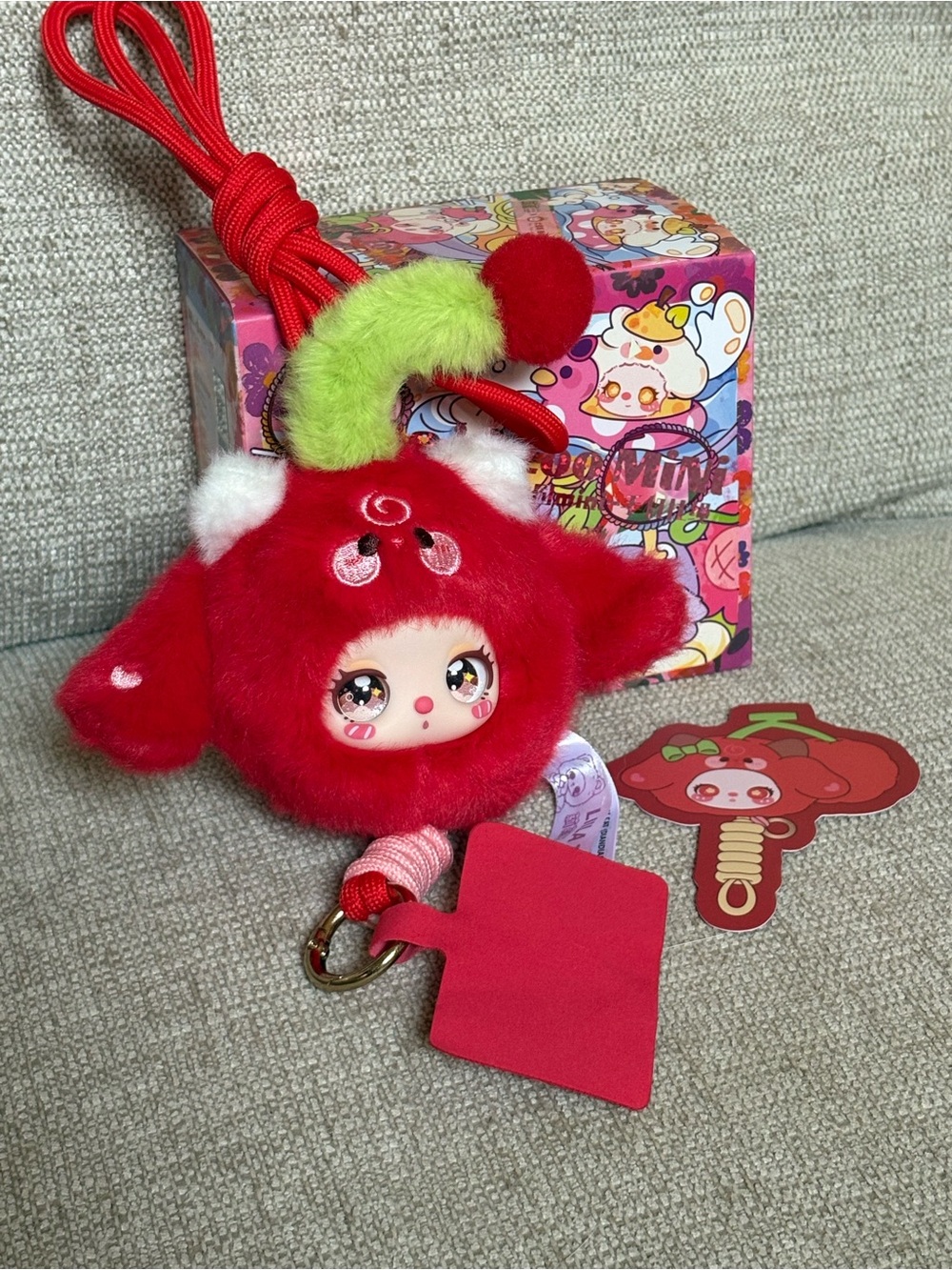 Liilas zoo mini phone strap land yard and charm confirmed cherry baa baa